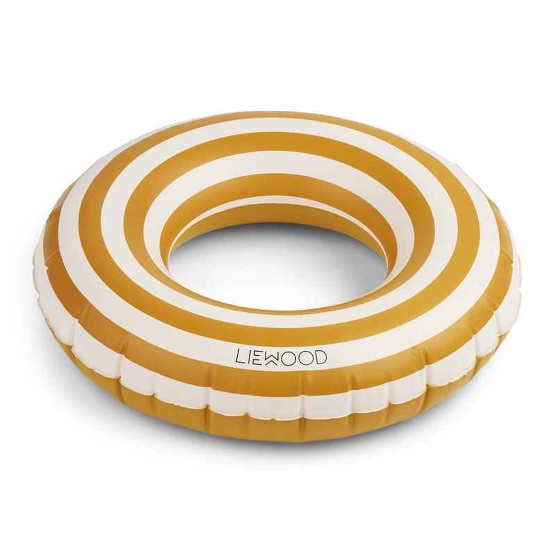Liewood Baloo Swim Ring Small - Stripe: Golden caramel / creme de la creme - SWIM RING