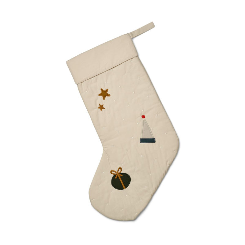 Liewood Basil christmas stocking - Holiday / sandy mix - HOLIDAY