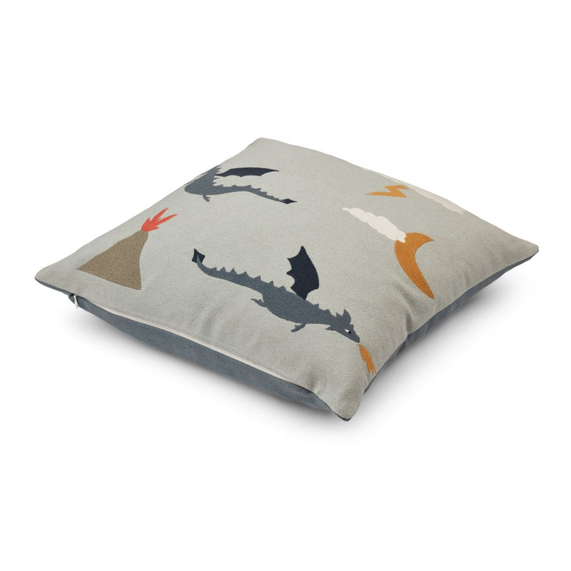 Liewood Belton pillow - Little dragon / dark sandy mix - CUSHION