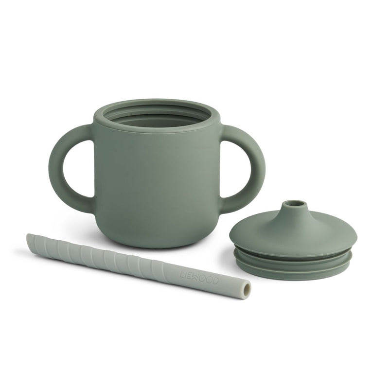 Liewood Cameron Sippy Cup - Faune green/dove blue mix - CUP