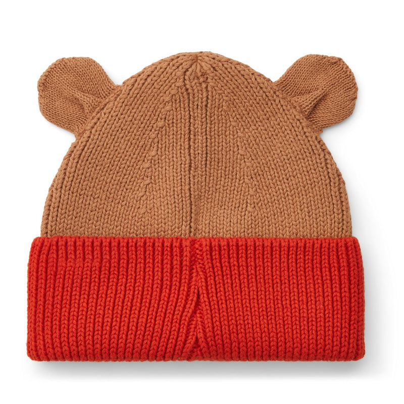 Liewood Gina Beanie - Tuscany rose / apple red mix - HATS/CAP