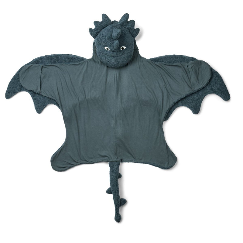 Liewood Frey Costume Cape - Dragon / whale blue mix - COSTUME