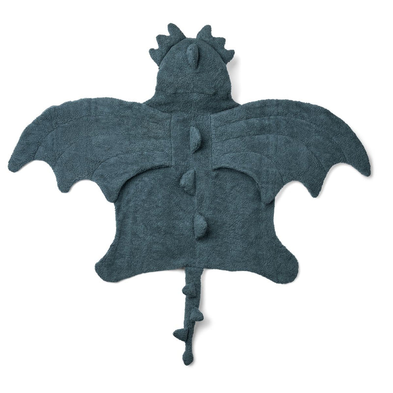 Liewood Frey Costume Cape - Dragon / whale blue mix - COSTUME