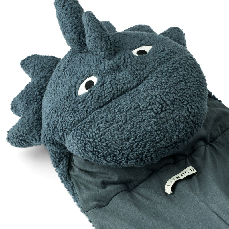 Liewood Frey Costume Cape - Dragon / whale blue mix - COSTUME