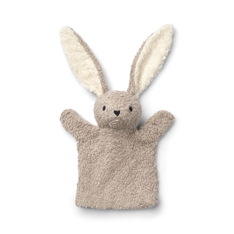 Liewood Herold hand puppet - Pale grey - TEDDY