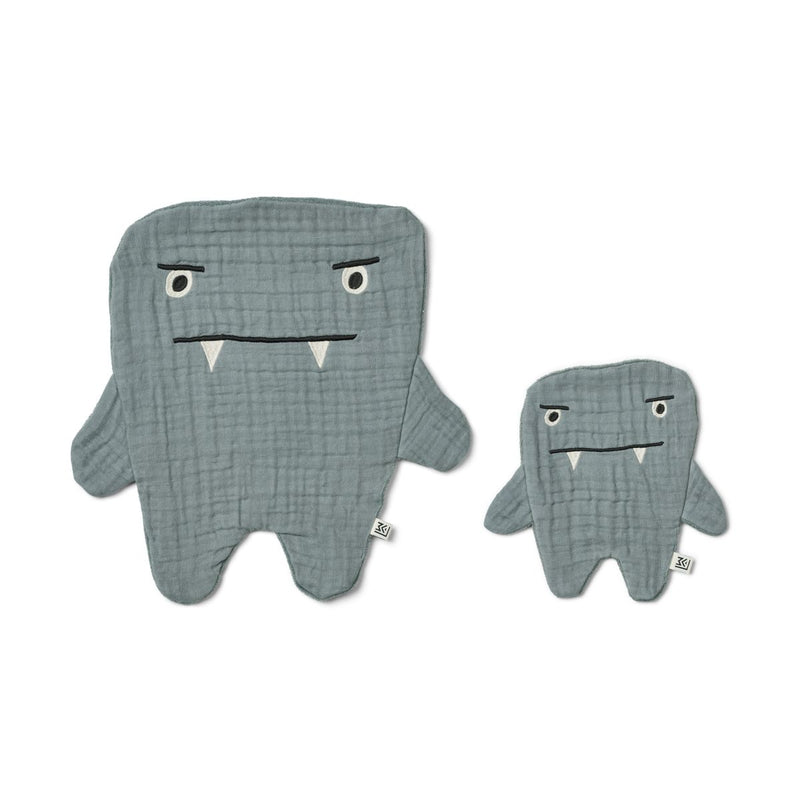 Liewood Janai Monster Cuddle Cloth 2-pack - Monsters Blue mix - CUDDLE CLOTH