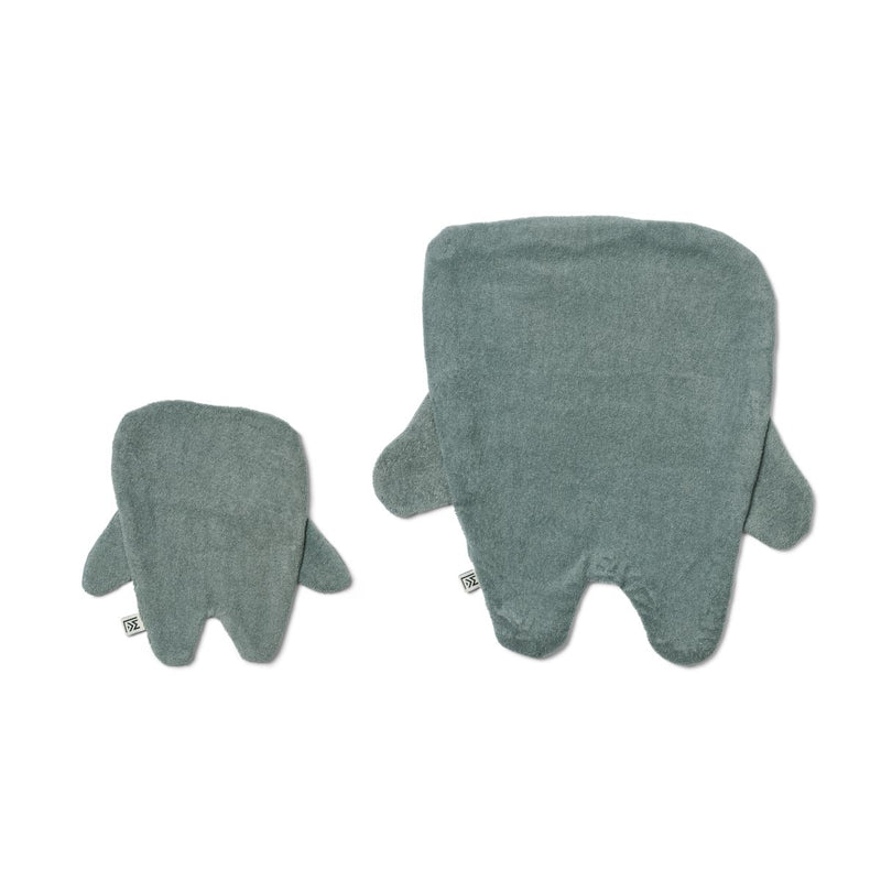 Liewood Janai Monster Cuddle Cloth 2-pack - Monsters Blue mix - CUDDLE CLOTH