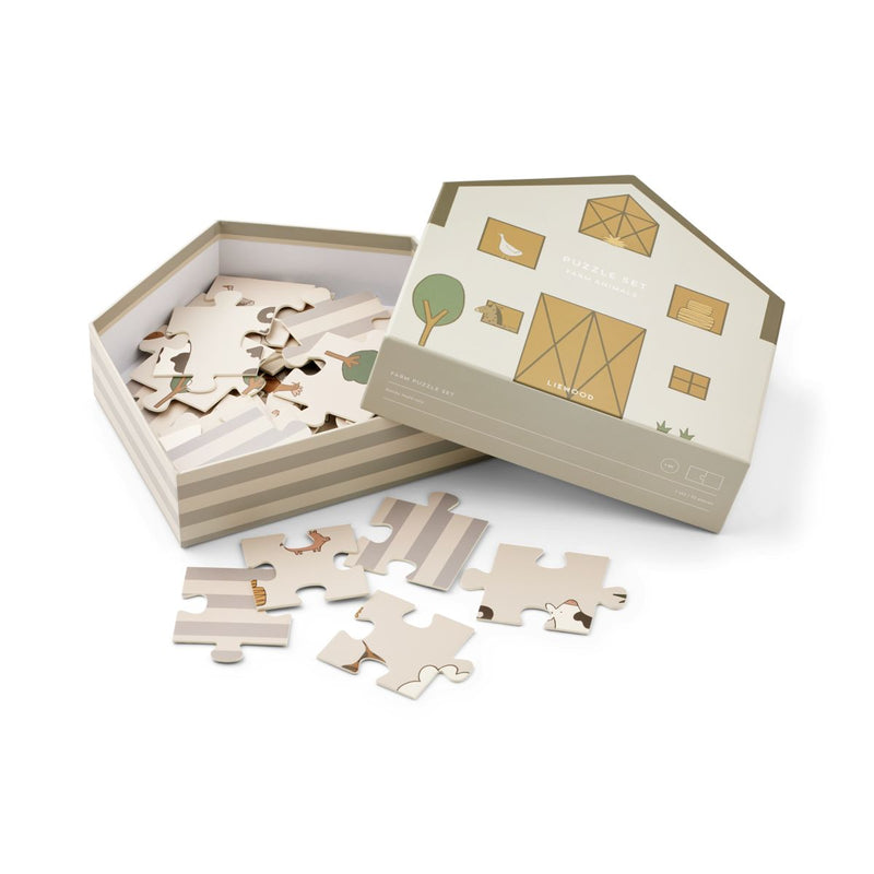 Liewood Jimmie puzzle - Farm / Sandy - PUZZLE