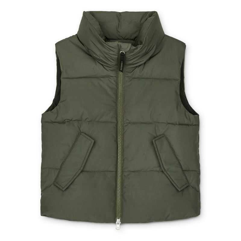 Liewood Karri Puffer Vest - Hunter green - VEST