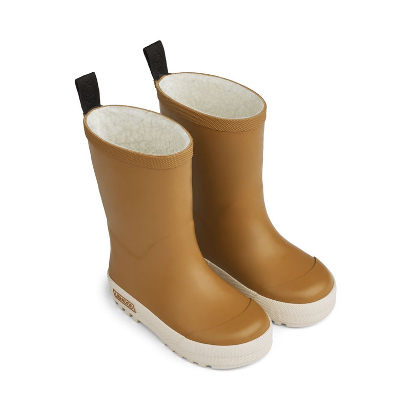 Liewood Mason Thermo Rain Boot - Golden caramel / Sandy - THERMO BOOTS