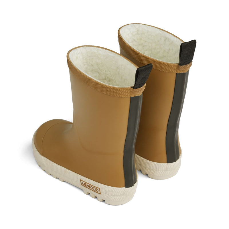 Liewood Mason Thermo Rain Boot - Golden caramel / Sandy - THERMO BOOTS