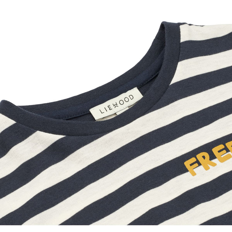 Liewood Apia T-shirt ls - Y/D Stripe Classic navy / Creme de la creme - TSHIRT