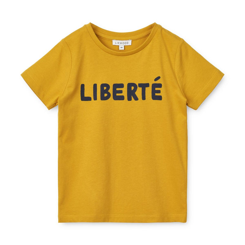 Liewood Apia T-shirt ss - Liberte / Lemon flake - TSHIRT