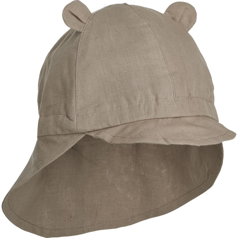 Liewood Gorm Linen Sun Hat - Koala - HATS/CAP