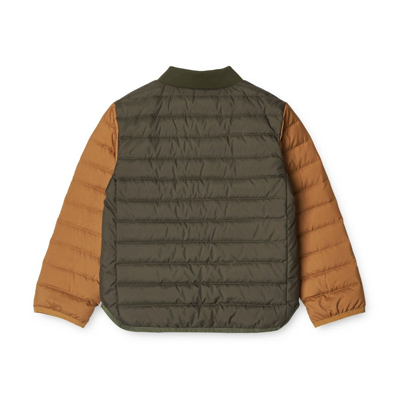 Liewood Lauge Light Down Puffer Jacket - Army brown mix - JACKET