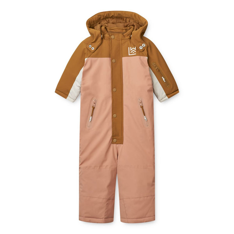 Liewood Sune Baby Snow Suit - Tuscany rose mix - SUIT