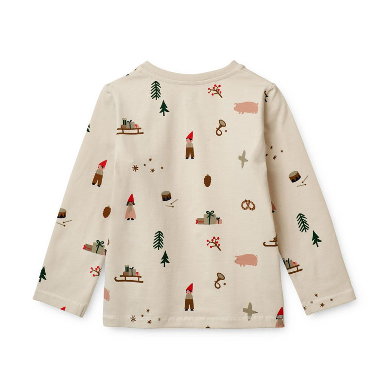Liewood Wilhelm pyjamas set - Holiday / Sandy - PYJAMAS SET