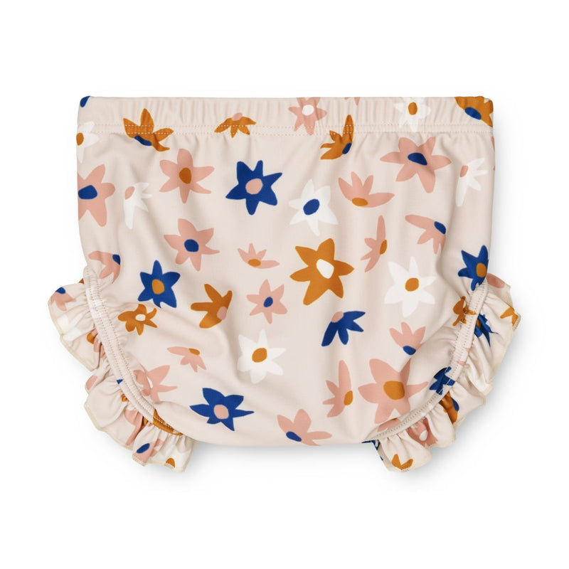 Liewood Mila Baby Swim Pants - Flower market / Sandy - SWIMPANTS