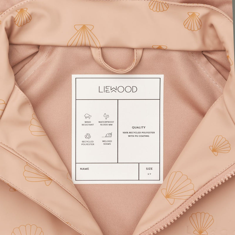 Liewood Moby Rainwear Set - Sea shell / Pale tuscany - SET