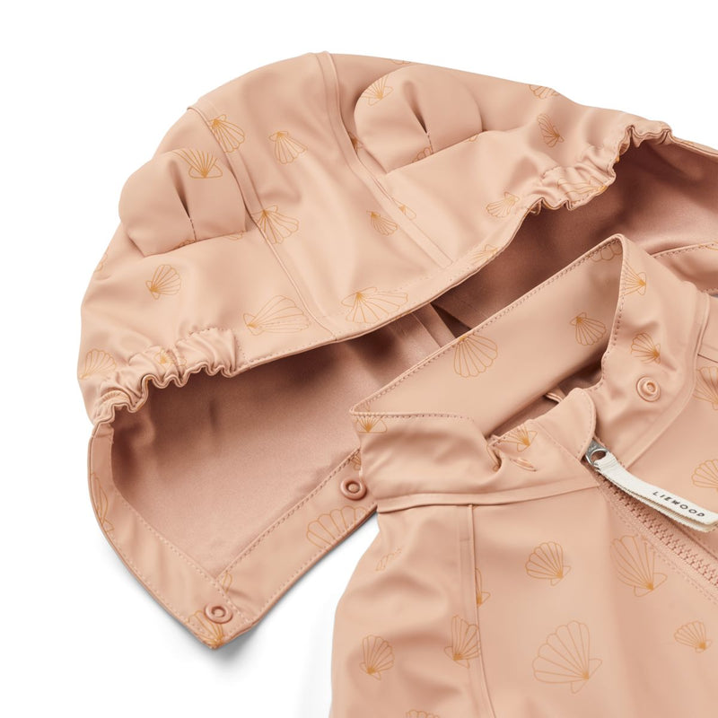 Liewood Melodi Rainwear Set Mini - Sea shell / Pale tuscany - SET
