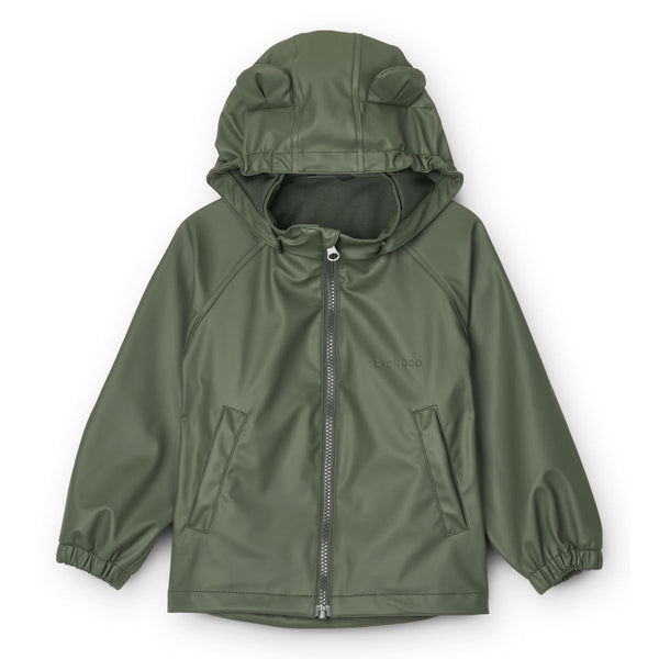 Liewood Melodi Rain Jacket - Hunter green - JACKET