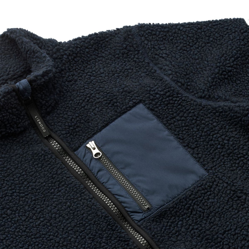 Liewood Nelson Pile Jacket For Adults - Midnight navy - JACKET