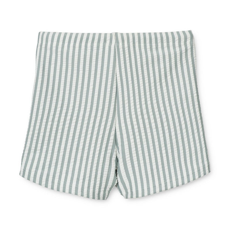Liewood Otto Swim Pants - Y/D stripe: Sea blue/white - SWIMPANTS