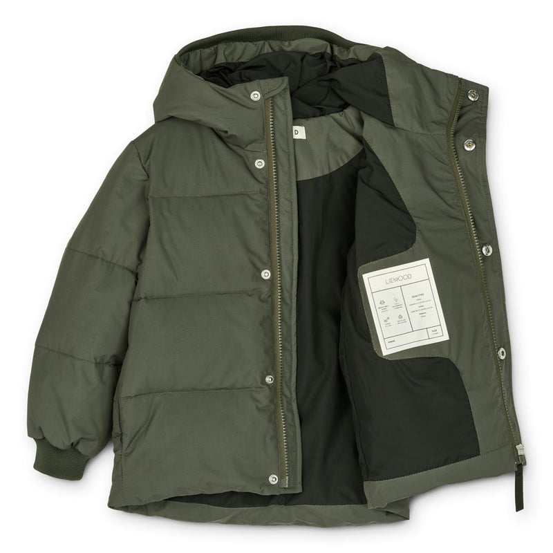Liewood Palle puffer jacket - Hunter green - JACKET