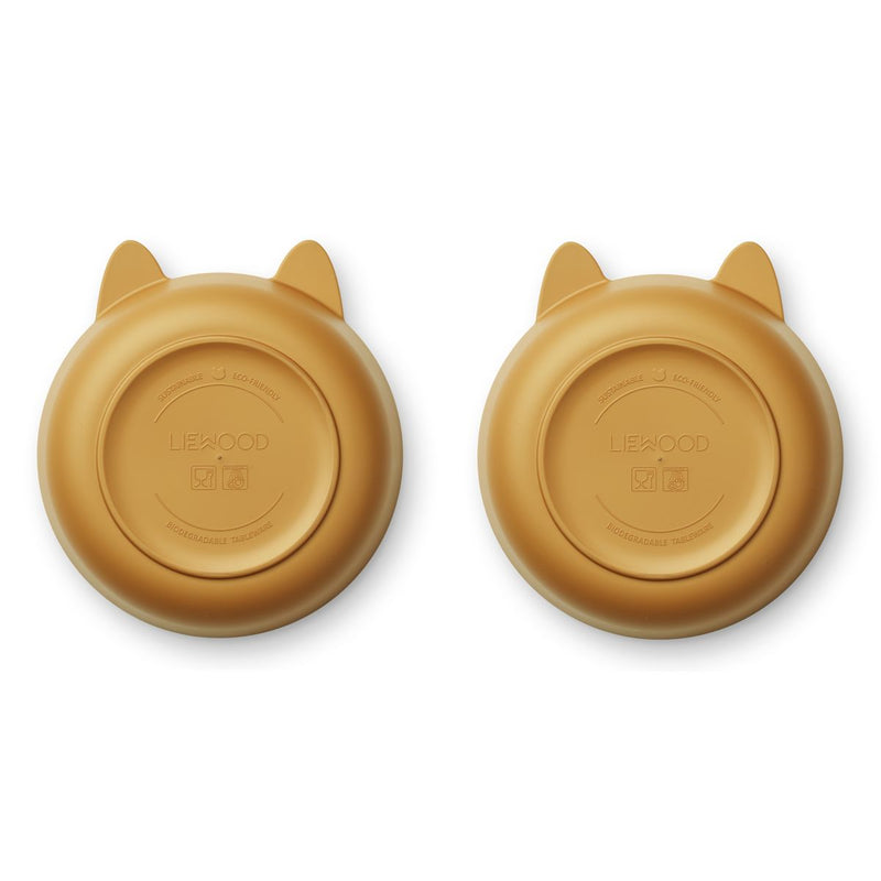 Liewood Solina Bowl 2 Pack - Rabbit/golden caramel - BOWL