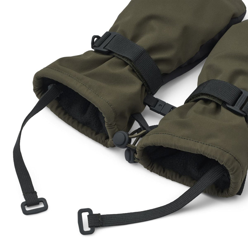 Liewood Sigge ski gloves - Army brown - GLOVES/MITTENS