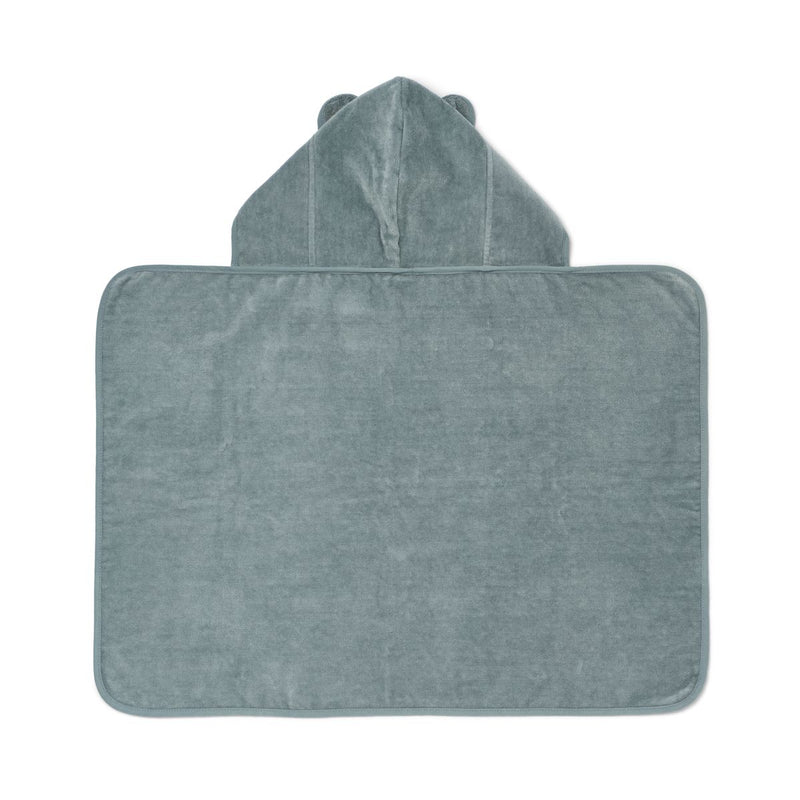 Liewood Vilas Hooded Baby Towel - Blue fog - TOWEL / WASHCLOTH