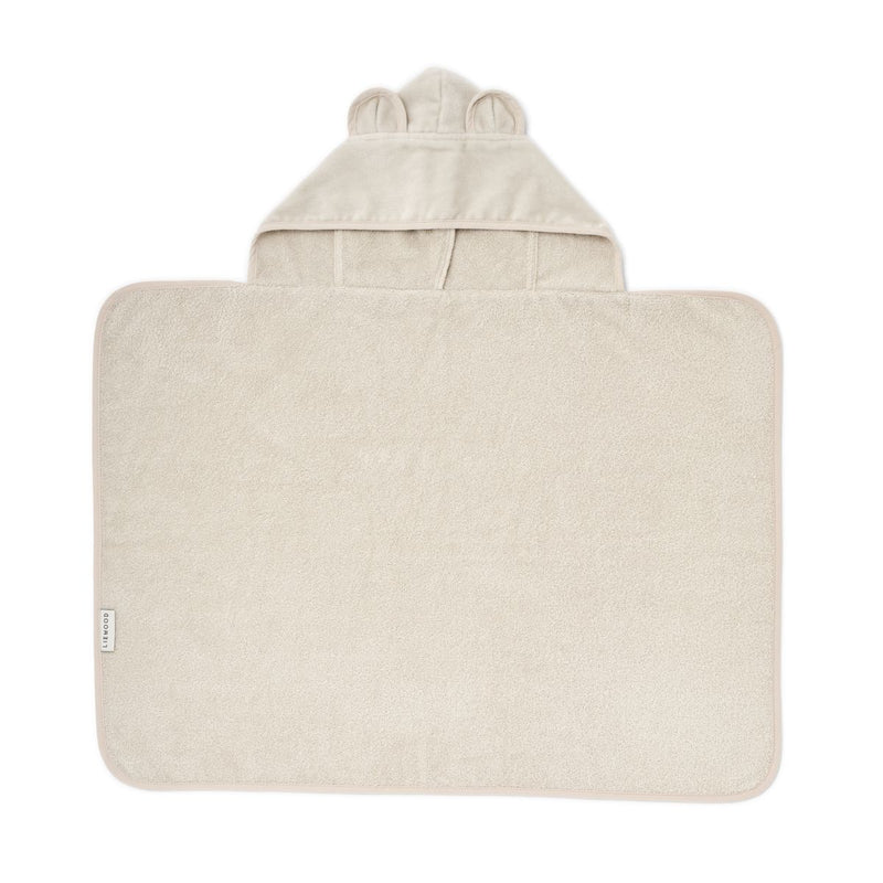 Liewood Vilas Hooded Baby Towel - Sandy - TOWEL / WASHCLOTH