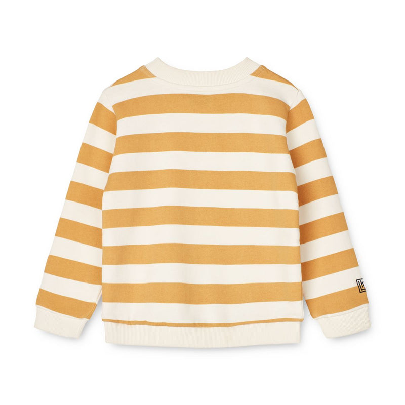 Liewood Thora Sweatshirt - Stripe Creme de la creme / Yellow mellow - SWEATSHIRT