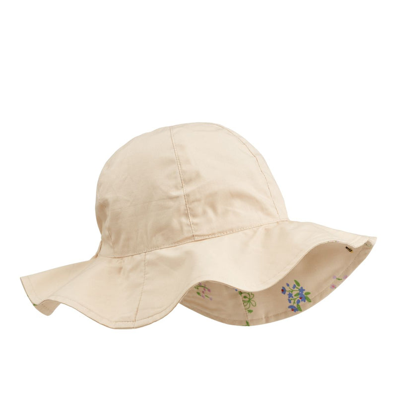 Liewood Amelia Reversible Sun Hat - Flora Sandy / Sandy - HATS/CAP