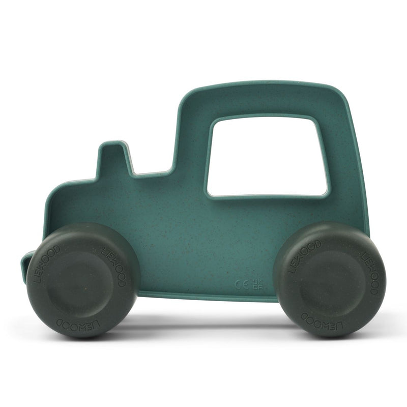 Liewood Cedric toy tractor - Peppermint / Hunter green - PRETEND PLAY