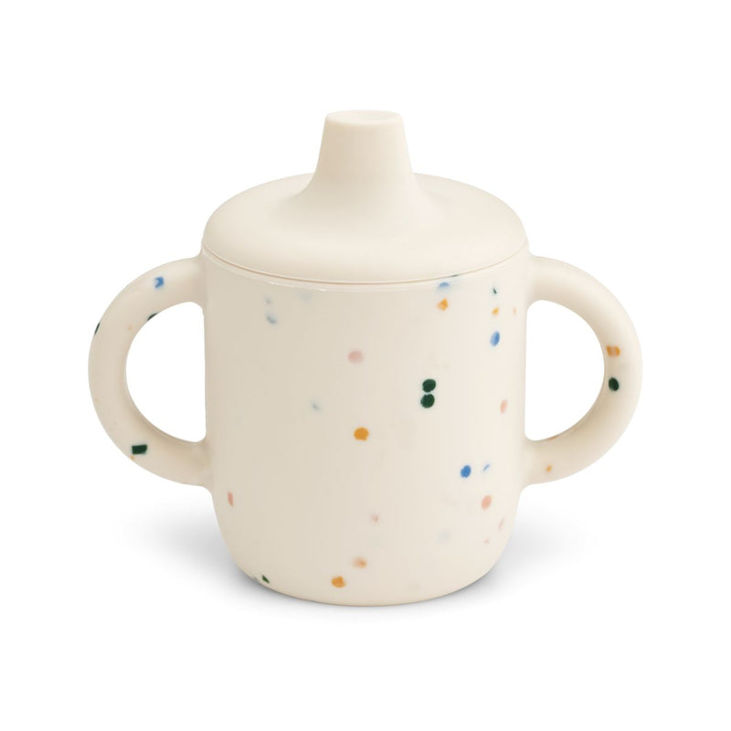 Liewood Neil Silicone Sippy Cup 150 ml - Splash dots / Sea  shell - CUP