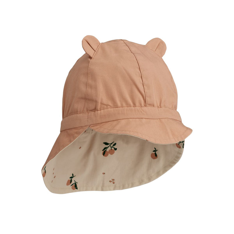 Liewood Gorm Reversible Sun Hat - Peach Seashell / Pale tuscany - HATS/CAP