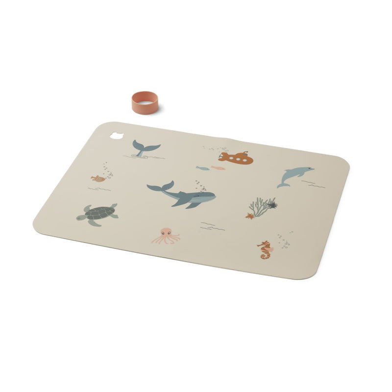 Liewood Jude Placemat - Sea creature / Sandy - PLACEMAT