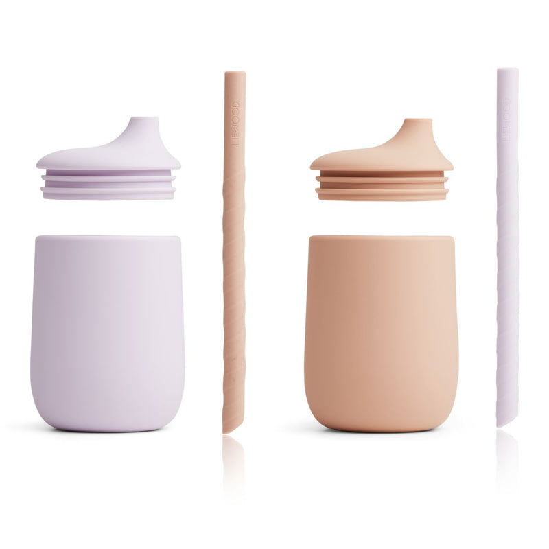 Liewood Ellis sippy cup 2 pack - Light lavender / rose - CUP